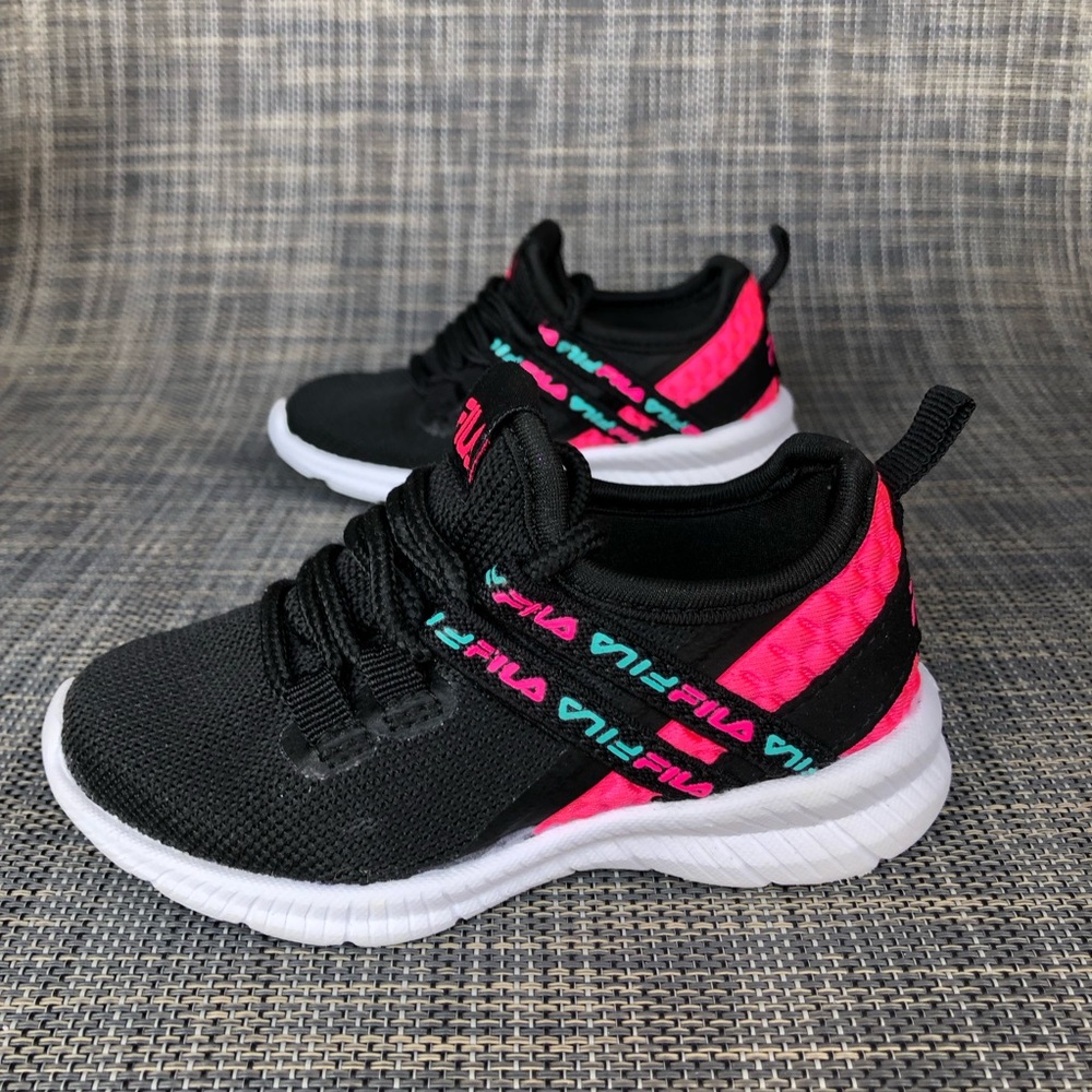 Fila Kids Lightspin Active Sneakers Shoes Toddler Girls size 6 - Picture 5 of 12